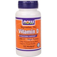 NOW Foods Vitamin D-2 1000 IU High Potency - 120 Vegcaps  Pack of 3