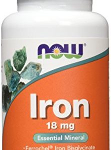 NOW Iron 18 mg 120 Veg Capsules