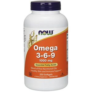 NOW Omega 3-6-9 1000 mg 250 Softgels