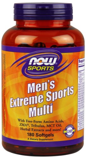NOW Sports Men's Extreme Sports Multi 180 Softgels 1 NOW Sports Men's Extreme Sports Multi 180 Softgels