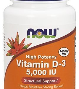 NOW Vitamin D-3 5 000 IU 240 Softgels