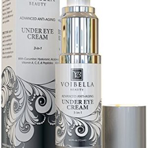 Natural Anti-Aging Under Eye Cream  Best 3-in-1 Treatment For Dark Circles  Puffy Eyes  Bags   Wrinkles - Firming  Brightening   Hydrating - Cucumber  Collagen  Hyaluronic Acid  Retinol  Vitamin C   E