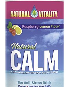 Natural Vitality Natural Calm Diet Supplement  Raspberry Lemon  16 Ounce