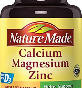 Nature Made Calcium  Magnesium   Zinc w  Vitamin D Tablets (Pack of 3)