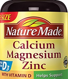Nature Made Calcium  Magnesium   Zinc w  Vitamin D Tablets Value Size 300 Ct