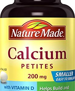 Nature Made Calcium Petites 200 Mg with Vitamin D Softgels  180 Count