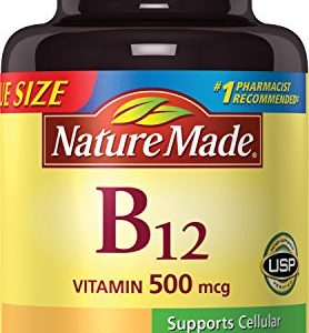 Nature Made Vitamin B12 500 mcg  Tablets Value Size 200 Ct