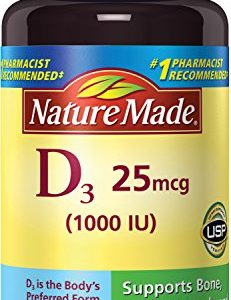 Nature Made Vitamin D3 1000 IU Softgels  100 Ct
