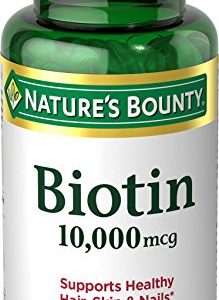 Nature's Bounty Biotin 10 000 mcg  Rapid Release Softgels 120 ea