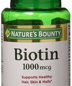 Nature's Bounty Biotin 1000 mcg Vitamin Supplement Tablets 100 ea