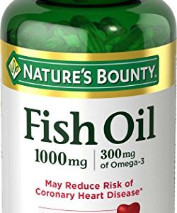 Nature's Bounty Fish Oil Omega-3 1000 mg Softgels 145 ea