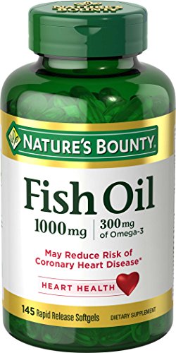 Nature's Bounty Fish Oil Omega-3 1000 mg Softgels 145 ea 1 Nature's Bounty Fish Oil Omega-3 1000 mg Softgels 145 ea