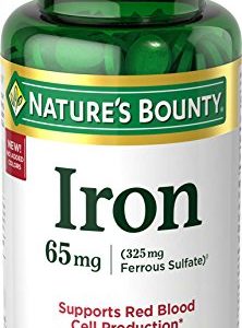 Nature's Bounty Iron 65 Mg (325 mg Ferrous Sulfate)  100 Tablets