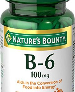 Nature's Bounty Vitamin B-6 100 mg  100 Tablets