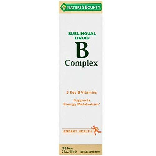 Nature's Bounty Vitamin B Complex Sublingual Liquid 2 oz (Pack of 4) 1 Nature's Bounty Vitamin B Complex Sublingual Liquid 2 oz (Pack of 4)