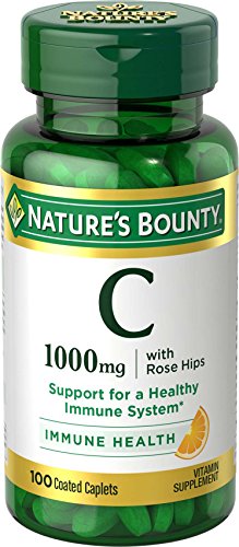 Nature's Bounty Vitamin C 1000 mg Plus Rose Hips Caplets 100 ea 1 Nature's Bounty Vitamin C 1000 mg Plus Rose Hips Caplets 100 ea