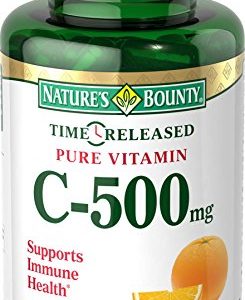 Nature's Bounty Vitamin C  500mg  Time Release  100 Capsules (Pack of 2)