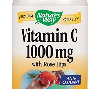 Nature's Way Vitamin C 1000 with Rose Hips  250 Capsules