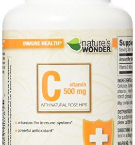 Nature's Wonder Vitamin C 500mg RH Tablets  150 Count
