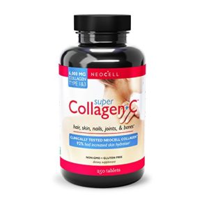 NeoCell - Super Collagen   C - 6000mg BioActive Collagen Type 1 3   Vitamin C Promotes Healthy Hair  Skin  Nails  Joints  Tendons  Ligaments  and Bones  Non-GMO and Gluten-Free - 250 Tablets