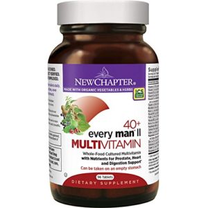 New Chapter Every Man II 40   Men's Multivitamin Fermented with Probiotics   Selenium   B Vitamins   Vitamin D3   Organic Non-GMO Ingredients - 96 ct