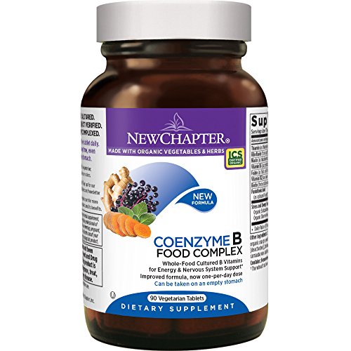 New Chapter Vitamin B Complex - Coenzyme B Food Complex with Vitamin B12   Vitamin B6   Biotin   Organic Non-GMO Ingredients - 90 ct 1 New Chapter Vitamin B Complex - Coenzyme B Food Complex with Vitamin B12   Vitamin B6   Biotin   Organic Non-GMO Ingredients - 90 ct