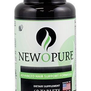 Newopure  Natural Hair Growth Vitamins  Repairs Hair Follicles  Stops Hair Loss  Blocks DHT  Stimulates New Hair Growth  Promotes Thicker  Fuller and Faster Growing Hair  Men   Women (30 Day Supply)