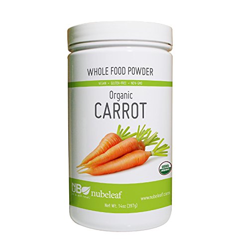 Nubeleaf Carrot Powder - Non-GMO  Gluten-Free  Raw  Organic  Vegan Source of Essential Vitamins   Minerals - Single-Ingredient Nutrient Rich Superfood for Cooking  Baking  Smoothies (14oz) 1 Nubeleaf Carrot Powder - Non-GMO  Gluten-Free  Raw  Organic  Vegan Source of Essential Vitamins   Minerals - Single-Ingredient Nutrient Rich Superfood for Cooking  Baking  Smoothies (14oz)