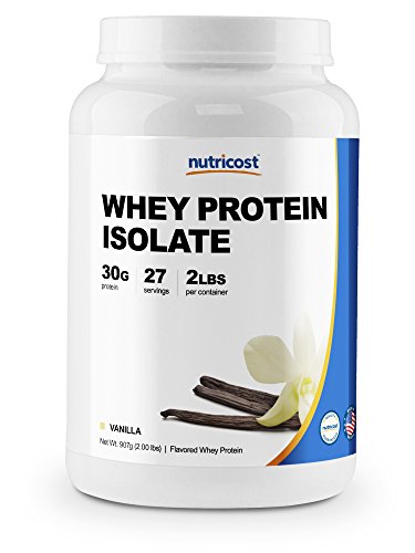 Nutricost Whey Protein Isolate Powder (Vanilla) 2LBS