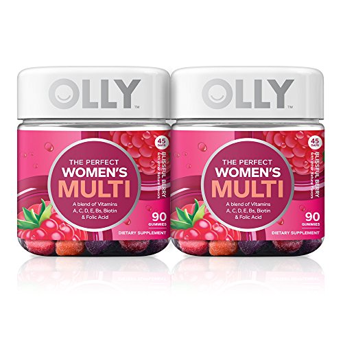 OLLY Perfect Women's Multi-Vitamin Gummy Supplements Blissful Berry 2 Count 1 OLLY Perfect Women's Multi-Vitamin Gummy Supplements Blissful Berry 2 Count