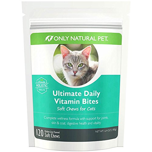 Only Natural Pet All-Natural Feline Holistic Ultimate Daily Multi-Vitamin Plus Cat Formula Essential Vitamins And Minerals Pet Supplement - 120 Soft Chew A 30 Day Supply 1 Only Natural Pet All-Natural Feline Holistic Ultimate Daily Multi-Vitamin Plus Cat Formula Essential Vitamins And Minerals Pet Supplement - 120 Soft Chew A 30 Day Supply