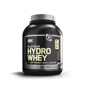 Optimum Nutrition Platinum Hydrowhey Protein Powder  100  Hydrolyzed Whey Protein Isolate Powder  Flavor  Turbo Chocolate  3 5 Pounds