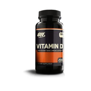 Optimum Nutrition Vitamin D Soft Gels  5000 Iu  200 Count