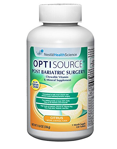 Optisource Chewable Vitamin and Mineral Supplement  Citrus  120 Tablet Bottle  1 Pack 1 Optisource Chewable Vitamin and Mineral Supplement  Citrus  120 Tablet Bottle  1 Pack