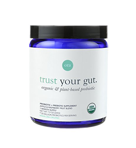 Ora Organic Probiotics and Prebiotics Powder  20 Billion Probiotics  6 Strains - Vegan  Gluten-free  Non-GMO 1 Ora Organic Probiotics and Prebiotics Powder  20 Billion Probiotics  6 Strains - Vegan  Gluten-free  Non-GMO