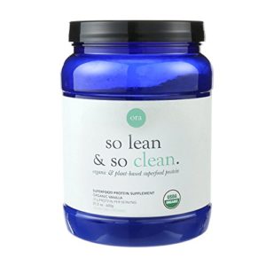 Ora Organic Protein Powder - Vanilla  Plant-based  21g Protein Per Serving  2 Servings of Superfood Greens  1g of Sugar  21 2oz (600g)