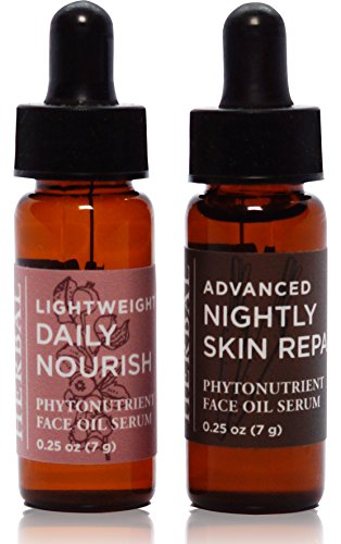 Ora's Amazing Herbal Phytonutrient Face Oil Serum (A Little Bit Of Both Minis Travel Size) Blends made with Pomegranate Tamanu Calendula Rosehip Meadowfoam Carrot Seed Essential Oil 1 Ora's Amazing Herbal Phytonutrient Face Oil Serum (A Little Bit Of Both Minis Travel Size) Blends made with Pomegranate Tamanu Calendula Rosehip Meadowfoam Carrot Seed Essential Oil