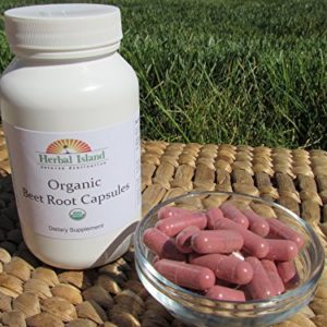 Organic Beet Root Capsules - 120 Count 500mg Each (Beta vulgaris) Free Shipping