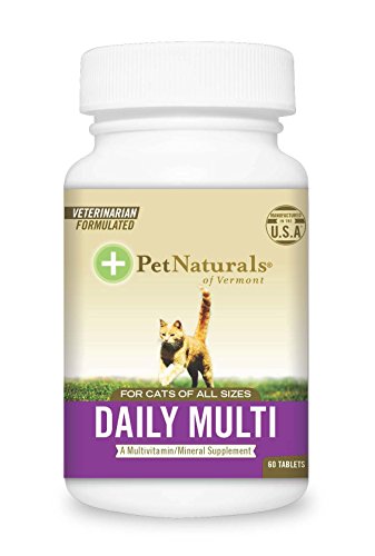 Pet Naturals of Vermont - Daily Multi for Cats Multivitamin Formula 60 Chewable Tablets 1 Pet Naturals of Vermont - Daily Multi for Cats Multivitamin Formula 60 Chewable Tablets