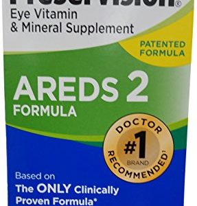PreserVision AREDS 2 Eye Vitamin   Mineral Supplement with Lutein and Zeaxanthin  Soft Gels  1 Pack (210 Count)