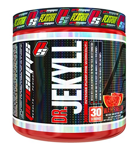 ProSupps Dr Jekyll Intense Pump Pre Workout Pikatropin Free Formula  Watermelon  11 1 Ounce