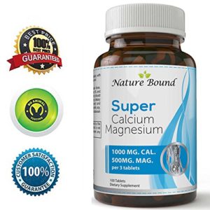 Pure Calcium Magnesium Vitamin D3 Cholecalciferol - Best Bone Support Supplement - Healthy Teeth - Strong Muscles For Women   Men