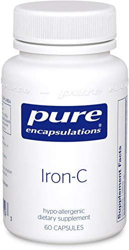 Pure Encapsulations - Iron-C - Hypoallergenic Supplement Supports Optimal Muscle Function  - 60 Capsules