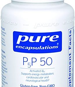 Pure Encapsulations - P5P 50 - Activated Vitamin B6 to Support Metabolism of Carbohydrates  Fats  and Proteins  - 180 Capsules