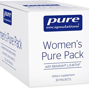 Pure Encapsulations - Women's Pure Pack - Hypoallergenic Multi-Vitamin Mineral Complex with Omega-3 Fatty Acids  CoQ10  and Antioxidant Support  - 30 Packets