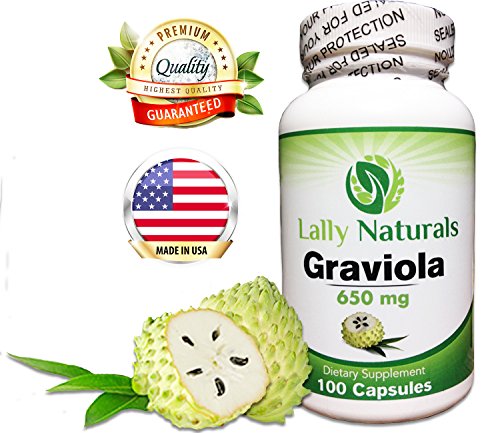 Pure Graviola Extract Supplement 650mg - (100 Count) ★ Soursop (Annona muricata) ★ Boosts Immune System ★ Antioxidants ★ Each capsule contains 650 mg of pure graviola powder from graviola leaves 1 Pure Graviola Extract Supplement 650mg - (100 Count) ★ Soursop (Annona muricata) ★ Boosts Immune System ★ Antioxidants ★ Each capsule contains 650 mg of pure graviola powder from graviola leaves