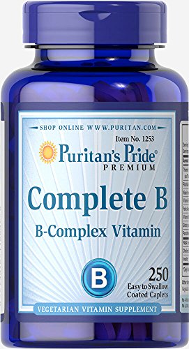 Puritan's Pride Complete B (Vitamin B Complex)-250 Caplets