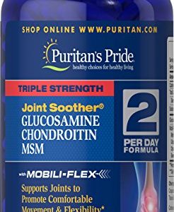 Puritans Pride Triple Strength Glucosamine  Chondroitin   Msm Joint Soother  360 Count