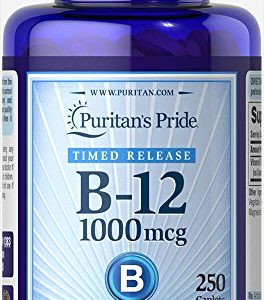 Puritans Pride Vitamin B-12 1000 Mcg Timed Release  250 Count