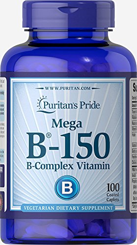 Puritan's Pride Vitamin B-150 Complex-100 Caplets